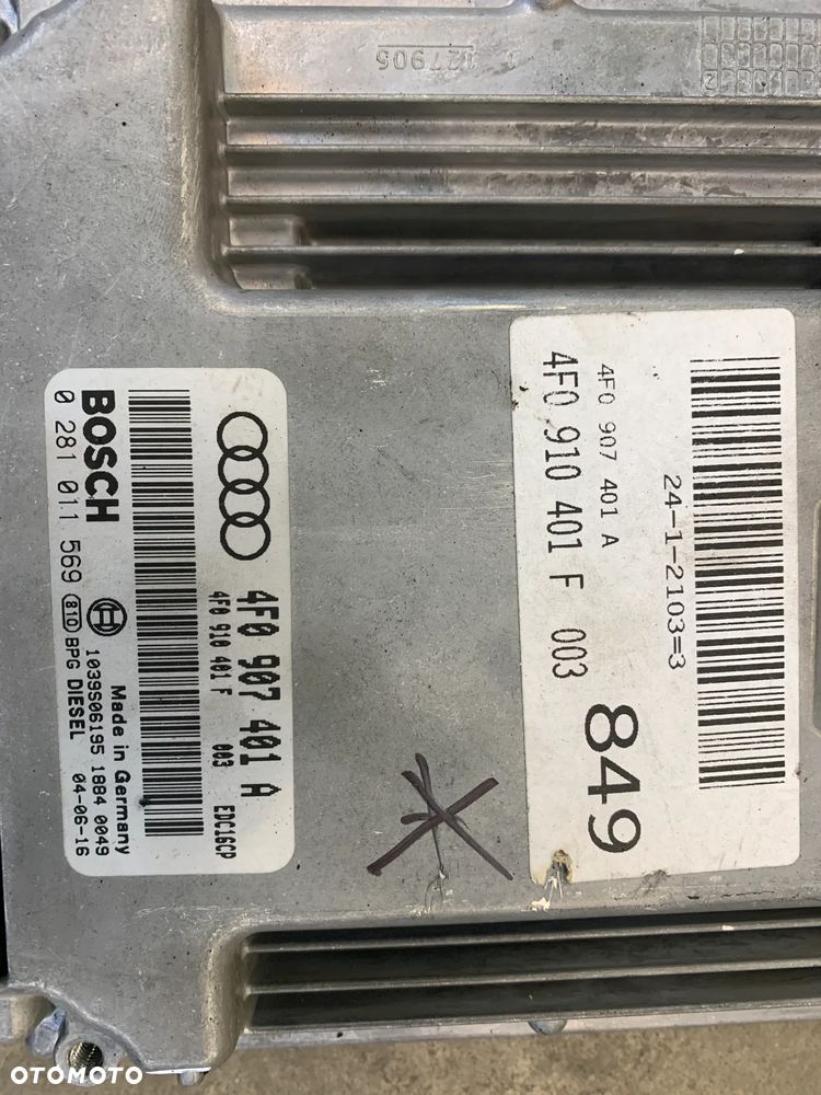 sterownik silnika 4F0907401A 4F0910401F A6 C6 3.0 TDI BMK - 2