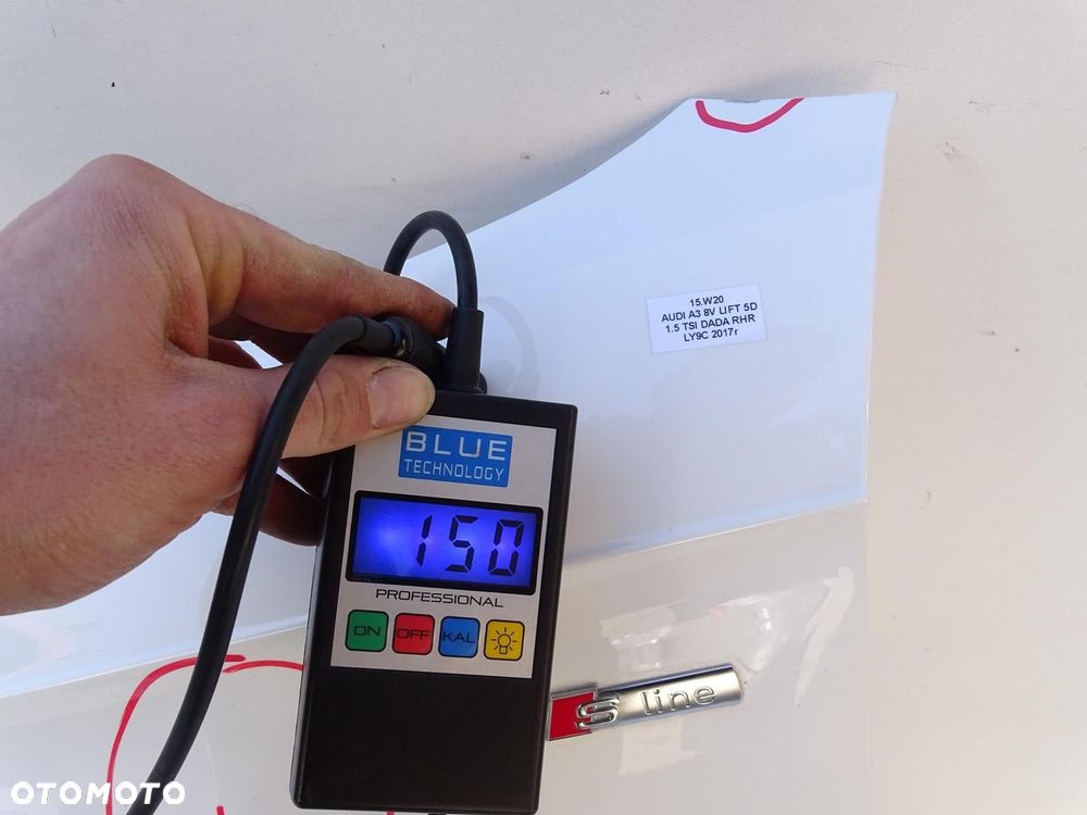 BŁOTNIK LEWY PRZÓD PRZEDNI LY9C A3 8V 17-20r LIFT 5D SPORTBACK 3D 3 DRZWI - 13