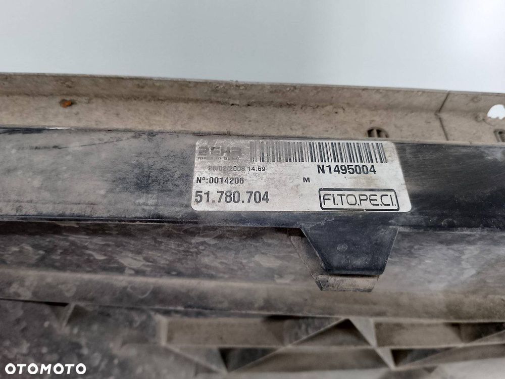 ZESTAW CHŁODNIC WODA INTERCOOLER WENTYLATOR PEUGEOT BIPPER N1495004 1.4 HDI - 2