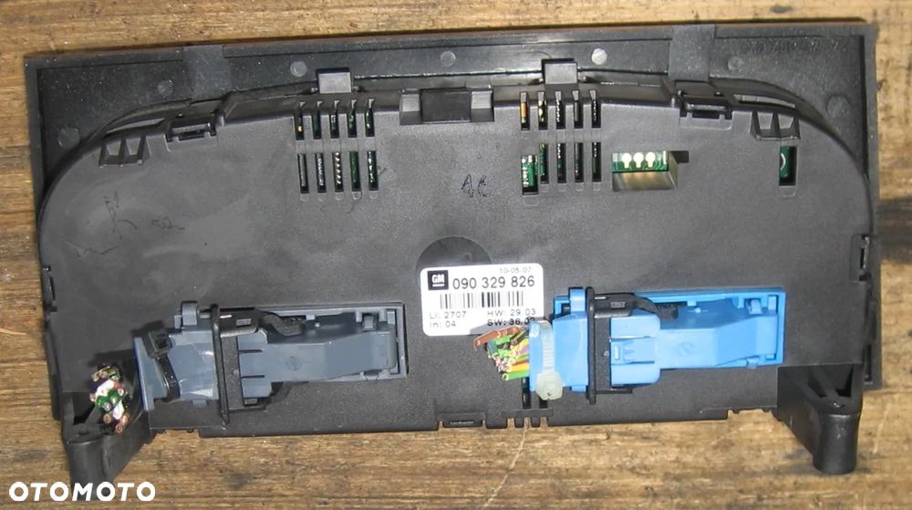 panel klimatyzacji nawiewu MERIVA A OPEL 090329826 klimatronic - 2