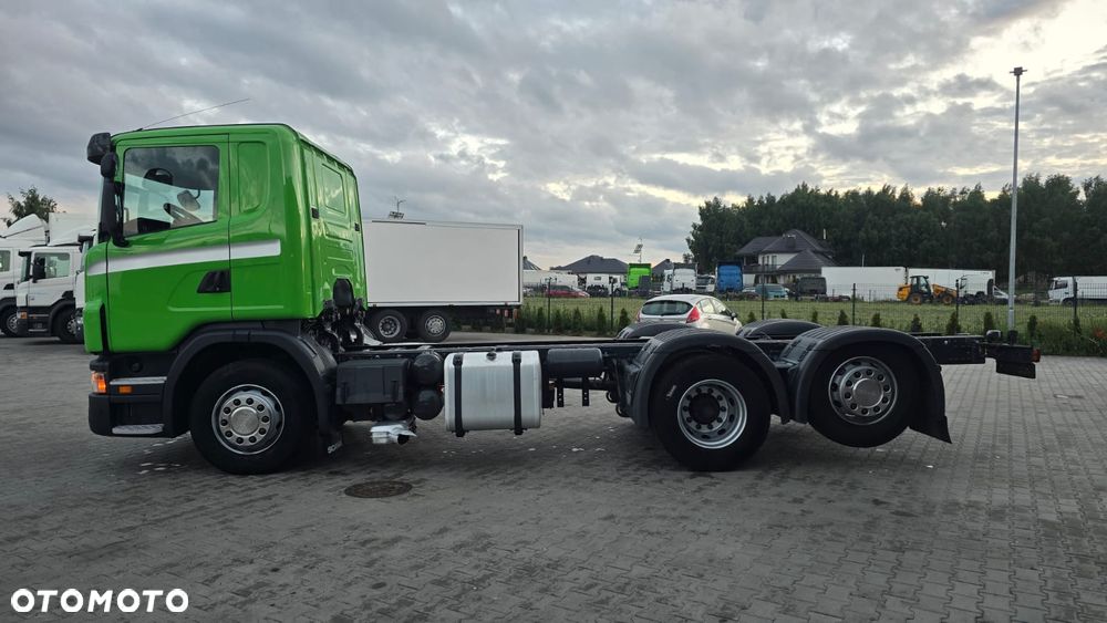 Scania G360 6x2 13litrowy 6cyl ful air 3.9 rozstaw idealna rama do zabudowy pod beczkę asenizacyjną, mleko, wywrotka - 15