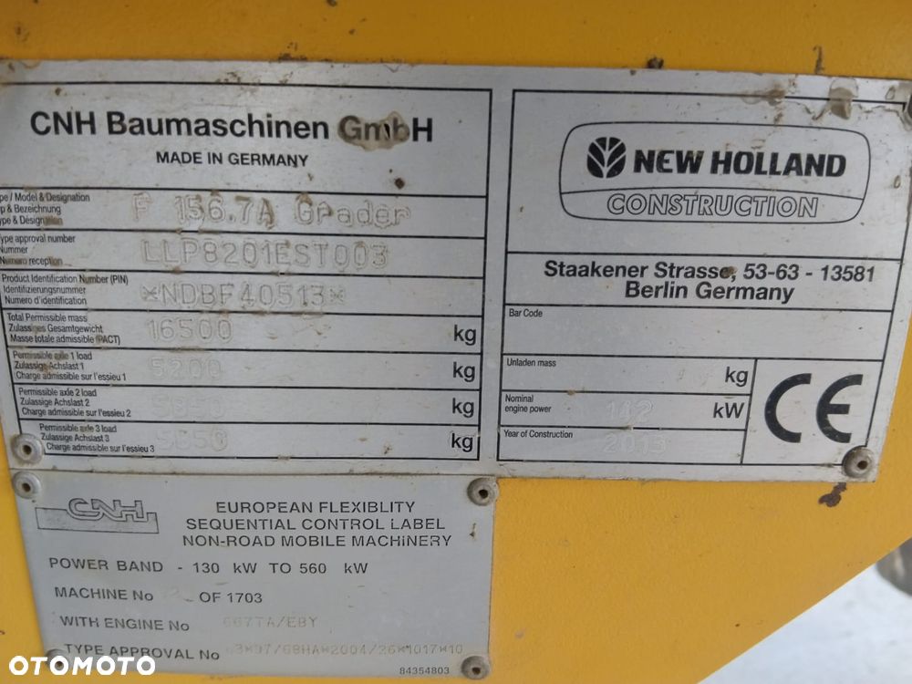 New Holland F 156.7A - 7
