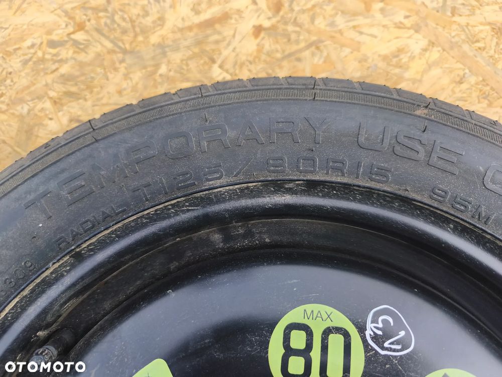 KOŁO DOJAZDOWE ZAPASOWE PEUGEOT 208 CITREON CALI 4X108 - 4