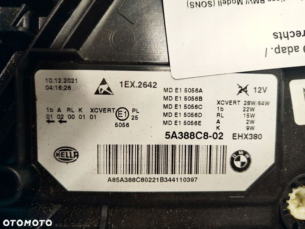 BMW G30 LCI PRZÓD MASKA ZDERZAK LAMPY BŁOTNIKI PAS PRZEDNI M-PAKIET C3E - 10