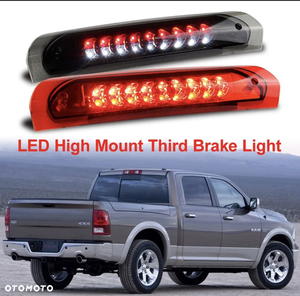 Dodge ram rocznik 2003-09 lampa stop górna led ciemna