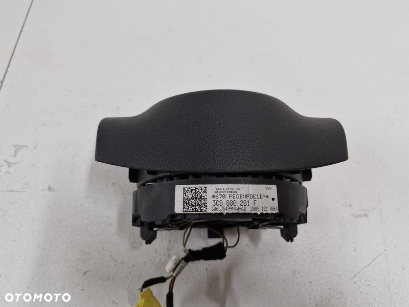 volkswagen passat cc poduszka powietrzna airbag kierowcy kierownicy 3c8880201f - 5