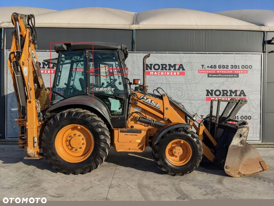 Szyba Szyby BOCZNA L=P Case, New Holland, Manitou, Fiat, Hitachi nr 80 - 3