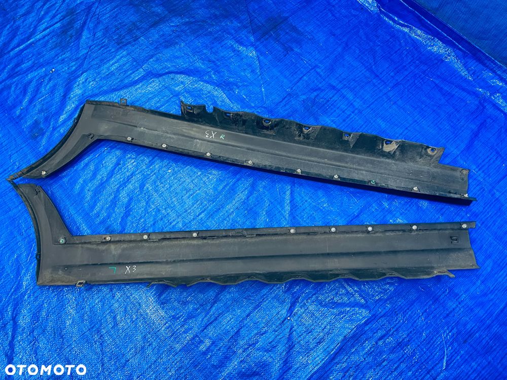 LISTWA PRÓG NAKŁADKA PROGOWA PROGU LEWA PRAWA BMW X3 E83 ; CZARNE ; 3330865 3330866 ORYGINAŁ - 8