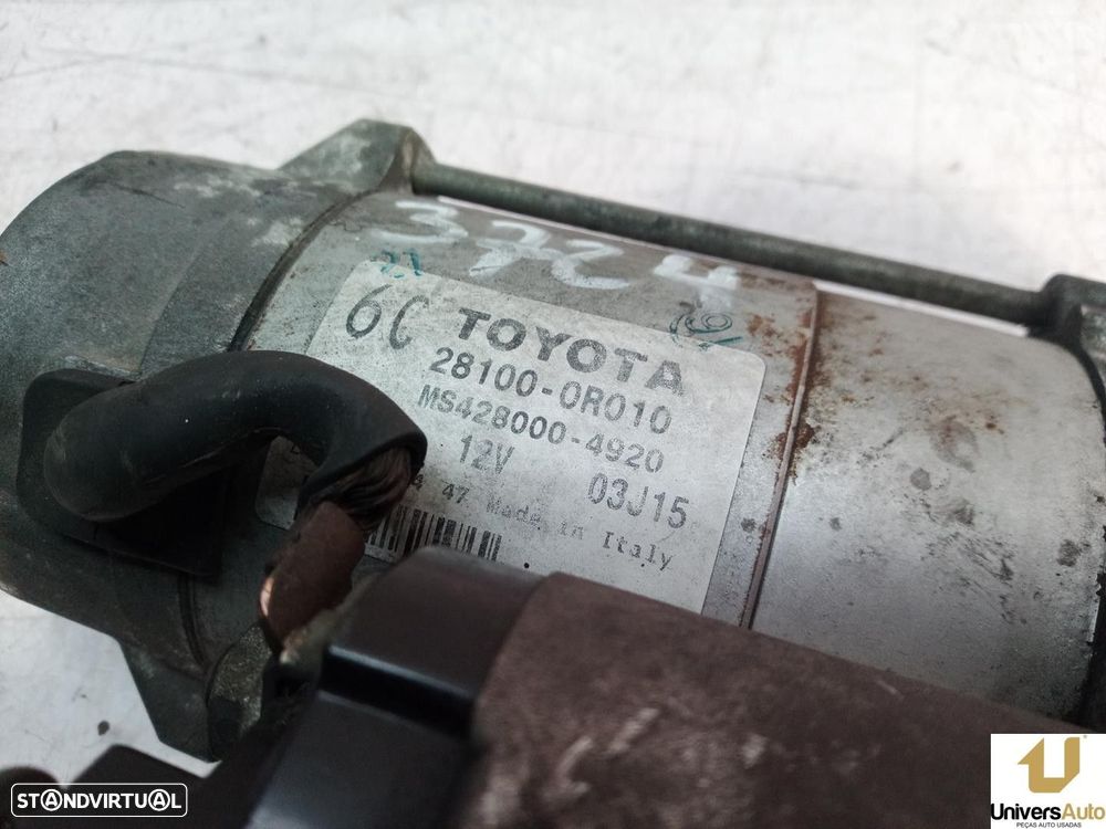 MOTOR ARRANQUE TOYOTA AURIS 2007 -281000R010 - 1