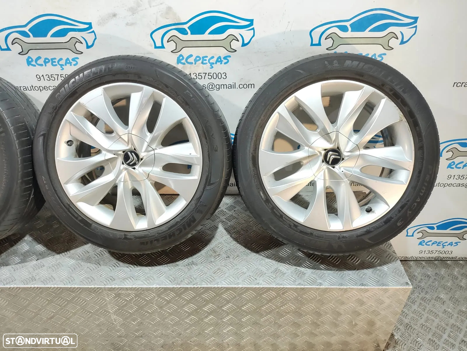 - Jantes 17 Polegadas Originais Citroen - 4x108 - 9670292277 - DS5 DS3 225 50 17 - 5