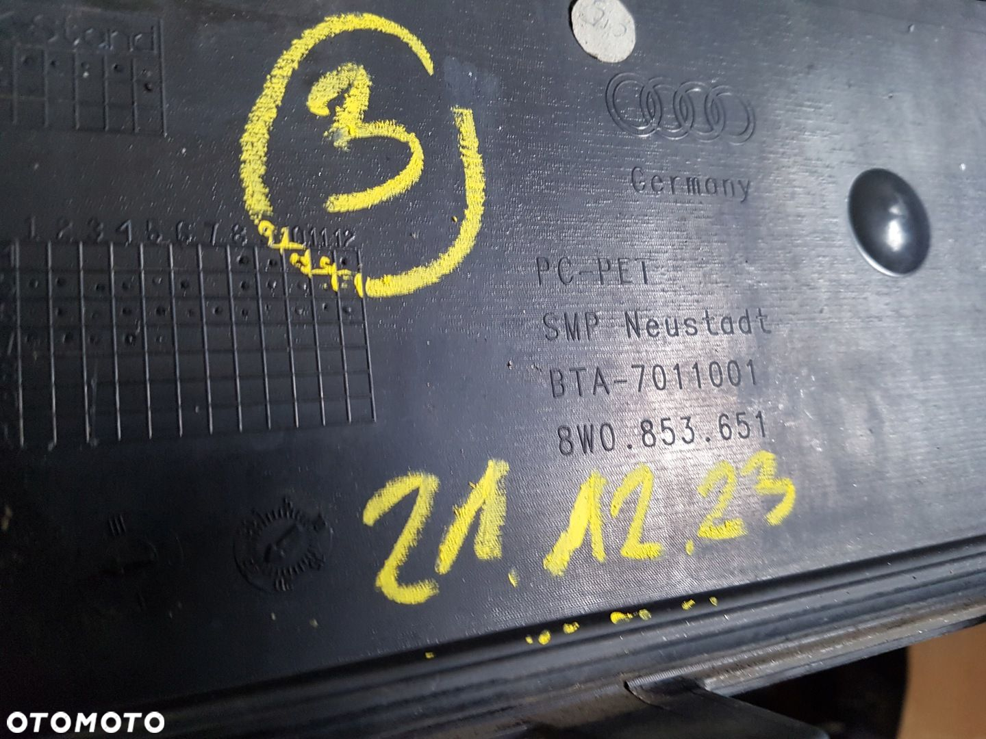 AUDI A4 B9 grill atrapa 8W0853651 - 6