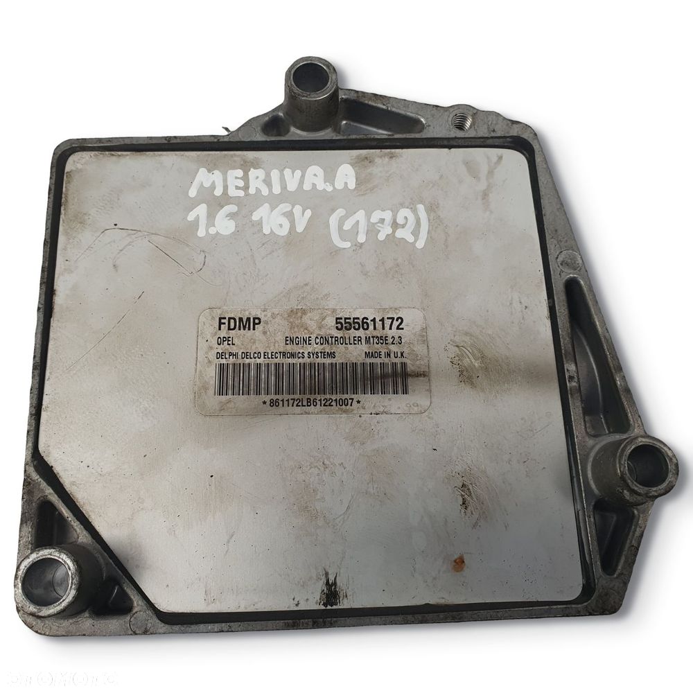 STEROWNIK SILNIKA Opel Meriva A 1.6 16V komputer 55561172 FDMP - 3