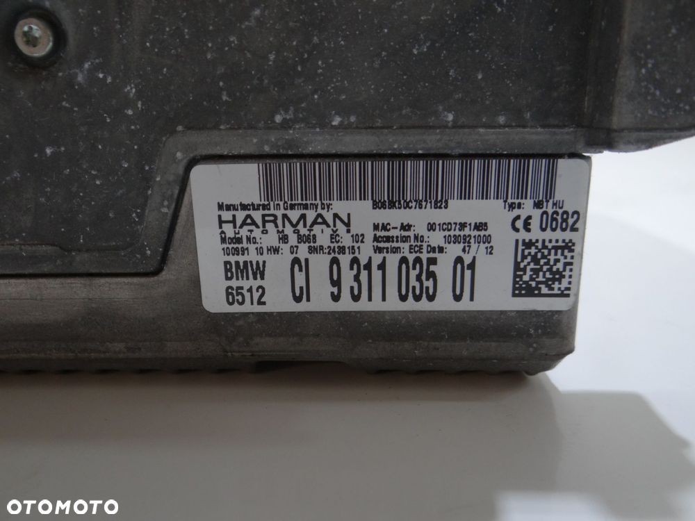 RADIO NAWIGACJA CIC BMW F10 F11 9311035 - 4