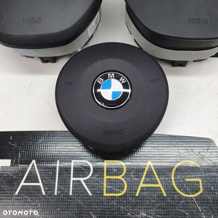 BMW F10 F11 DESKA ROZDZIELCZA KONSOLA KOKPIT PULPIT PODUSZKI AIRBAG AIR BAG NAPINACZE KIT SET - 12