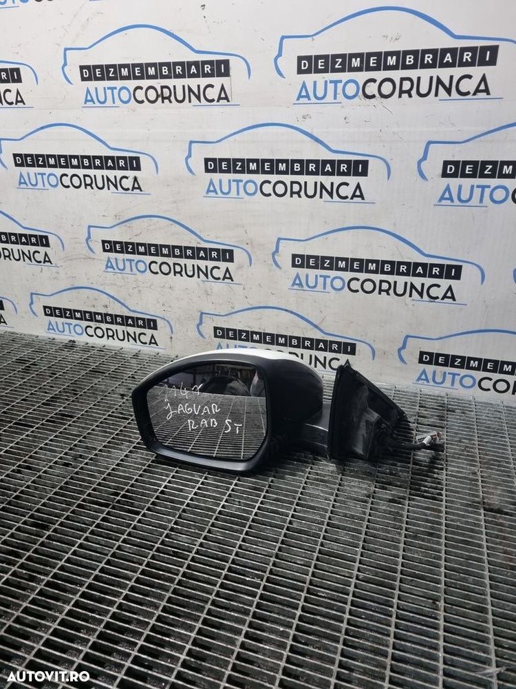 Oglinda stanga Jaguar F - Pace 2015 - 2020 4 Usi ALB (1141) Fara rabatare - 2