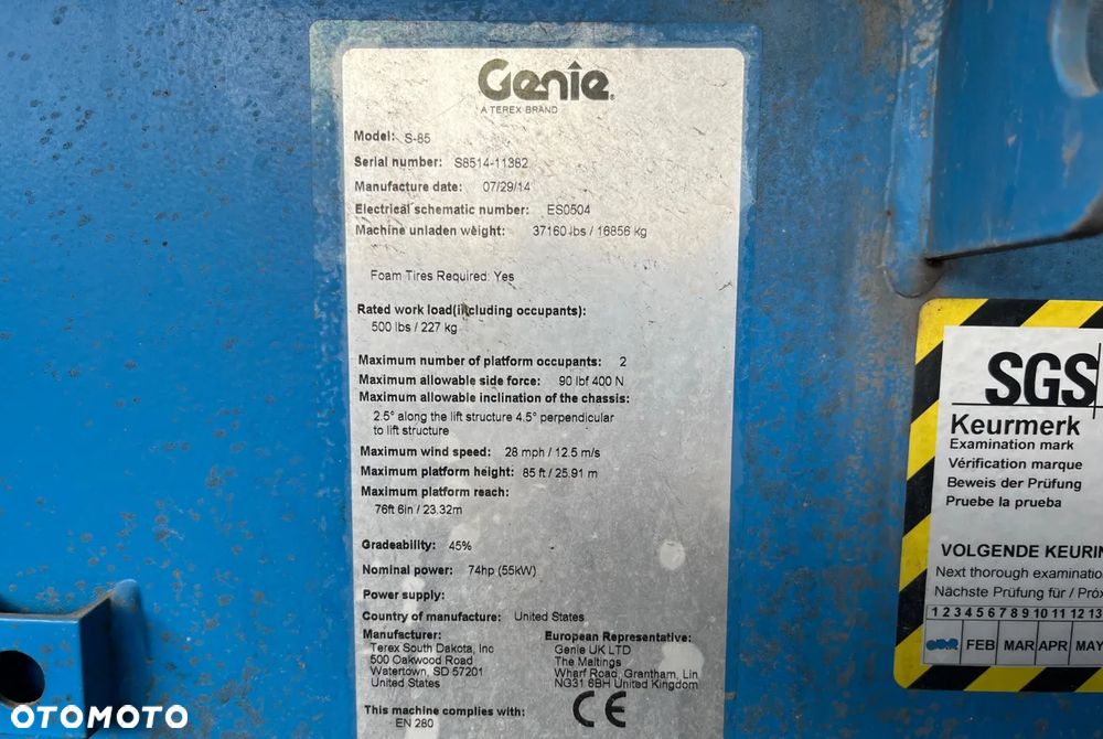 Genie S-85 - 6