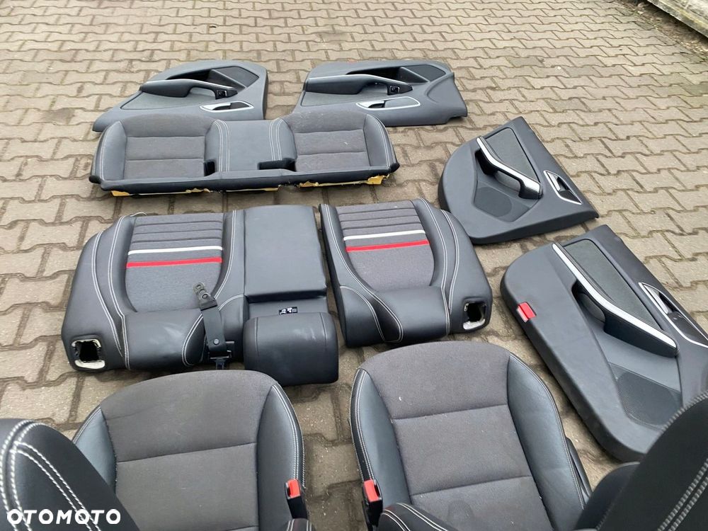 MERCEDES 176 cla 117 gla 156 amg kompletny srodek fotel boczki kanapa - 9