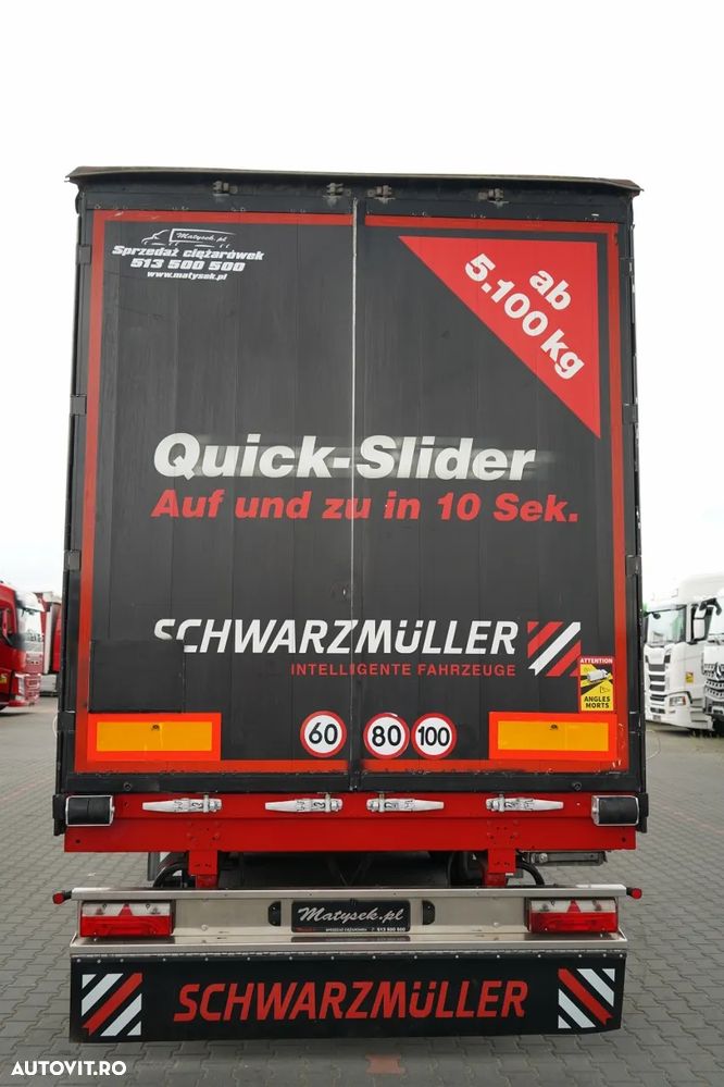 Schwarzmuller CORTINĂ / STANDARD / CORTINĂ RAPIDĂ / COȘ PENTRU PALEȚI / AXE SAF - 12