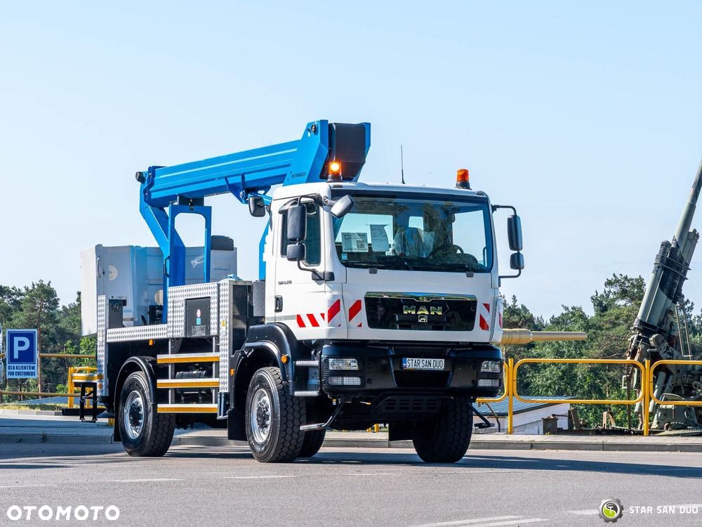 MAN TGM 13.250 4x4 RUTHMANN T180.1.S9 Podnośnik Koszowy - 9