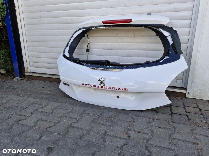 peugeot 208 i 1 klapa bagażnika tył tylna - 8