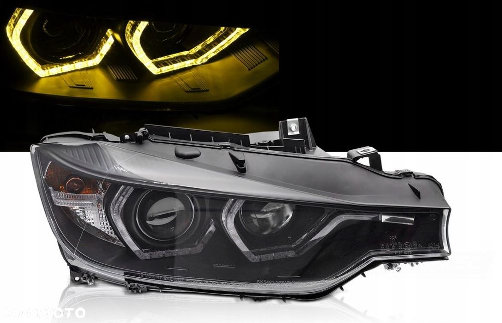 Reflektory Lampy kpl Ringi Angel Engel U Led Yellow Tuning Bmw 3 f30 f31 - 7