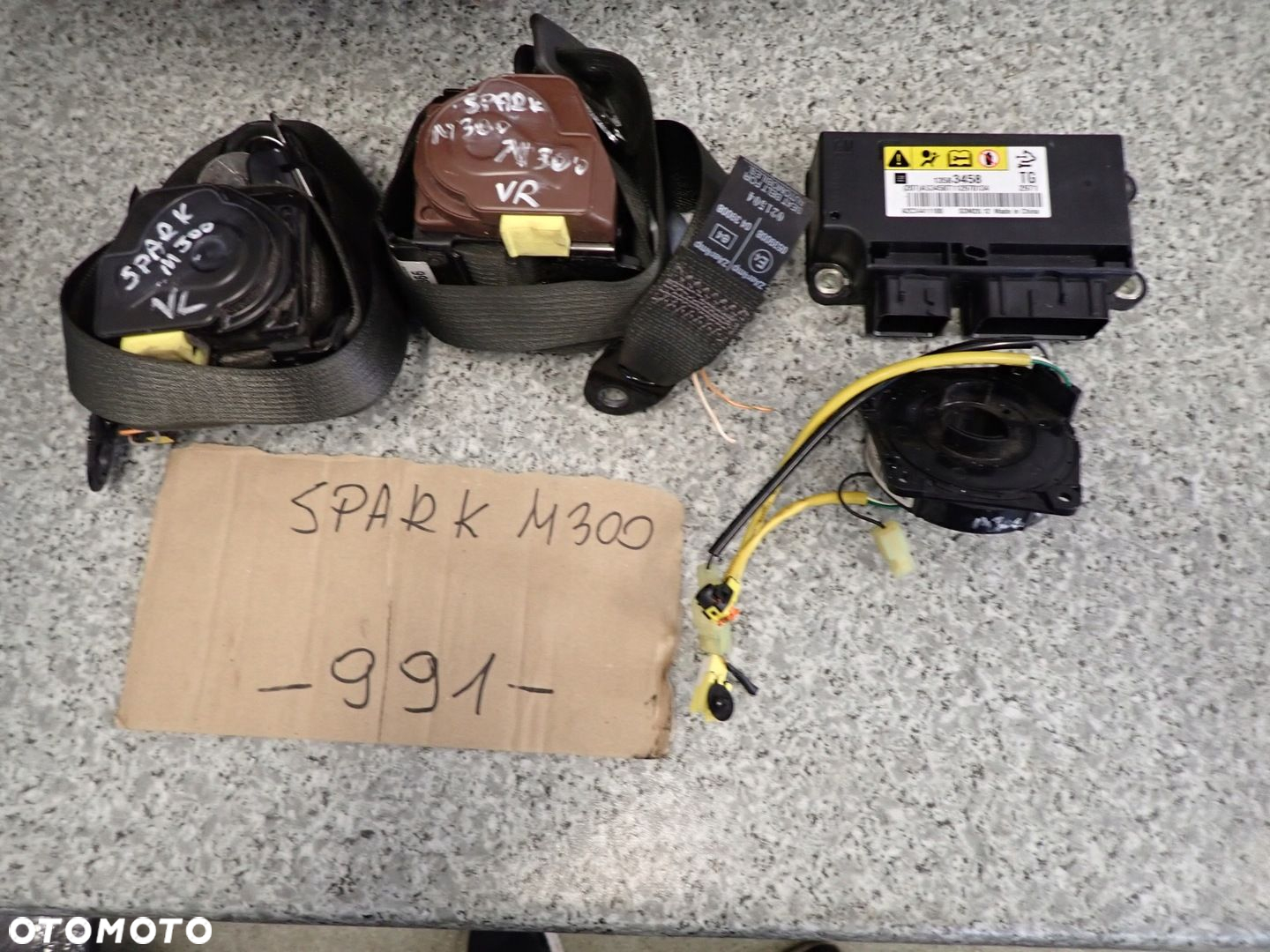 CHEVROLET SPARK M300 11- PODUSZKI POWIETRZNE SRSY AIRBAGI - 9