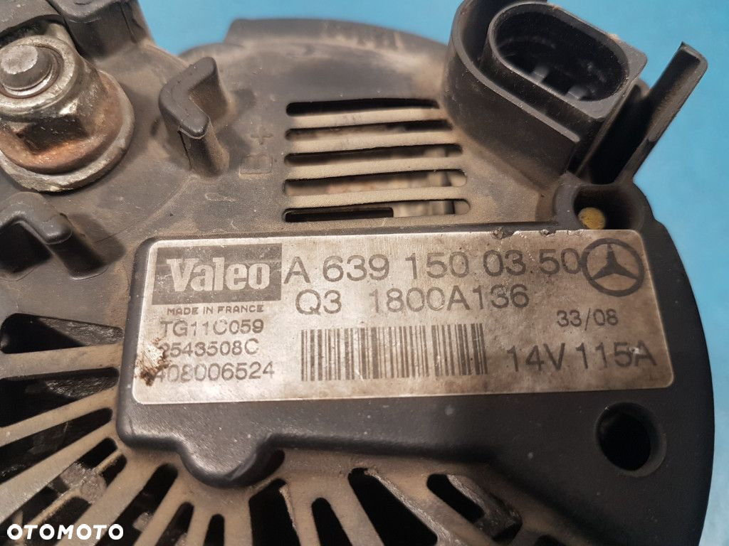 MITSUBISHI COLT VI 1.5D ALTERNATOR A6391500350 - 6