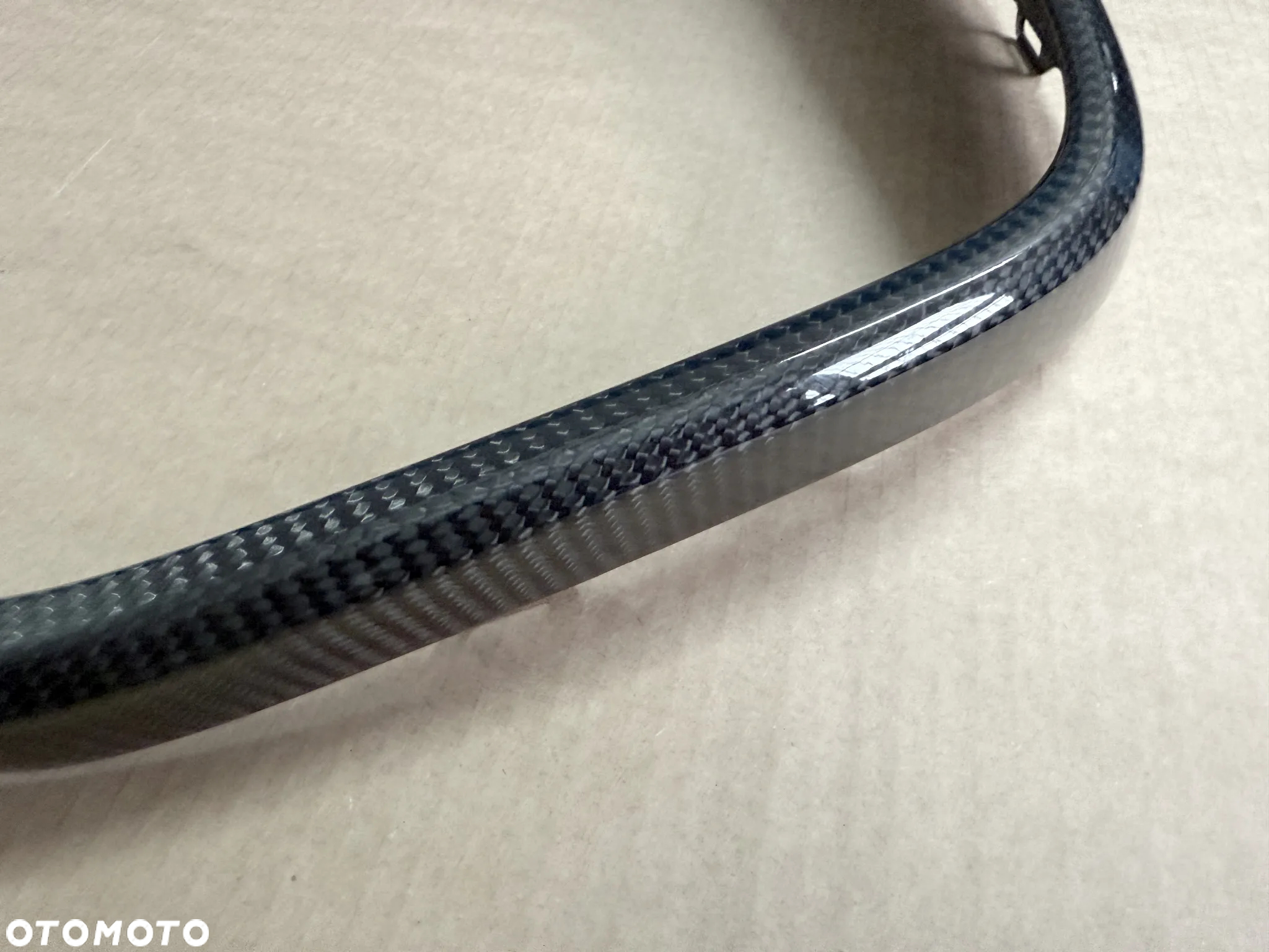 Listwa zderzaka Spojler Audi RS7 RS6 4K8 4K9 C8 4K - tylna LEWA CARBON - 4