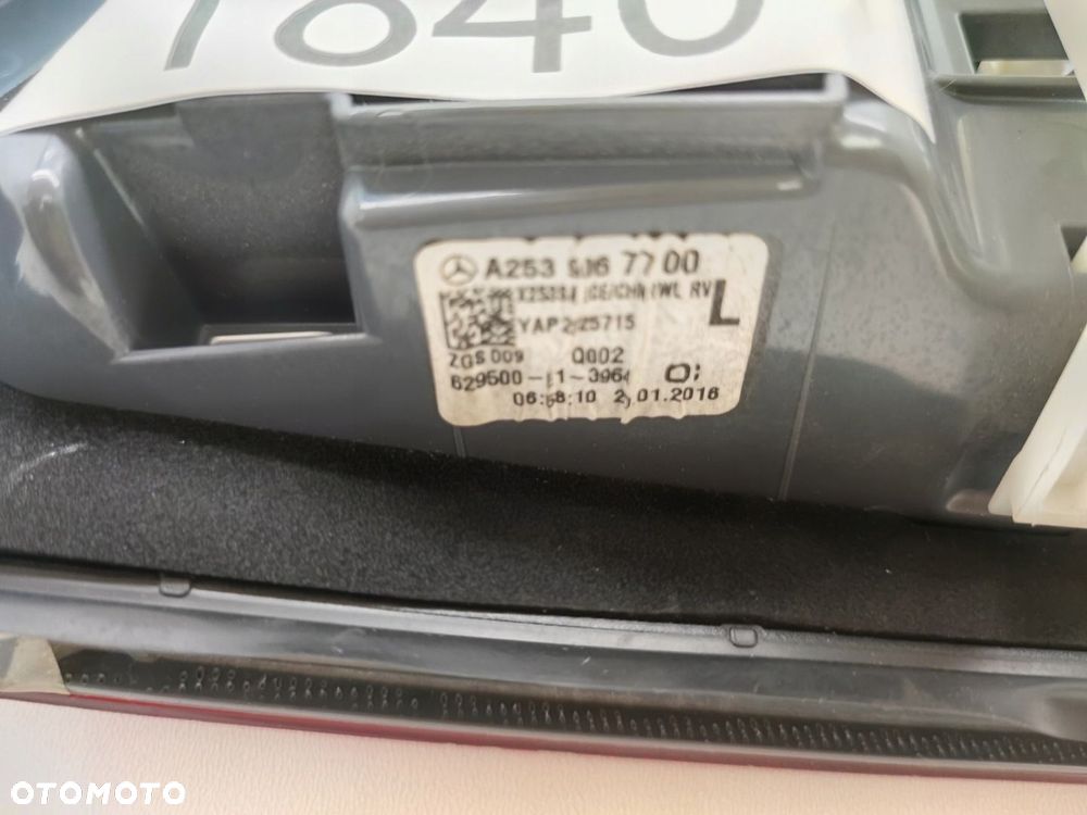 MERCEDES GLC X253 LAMPA TYLNA TYŁ LEWA W KLAPE - 6