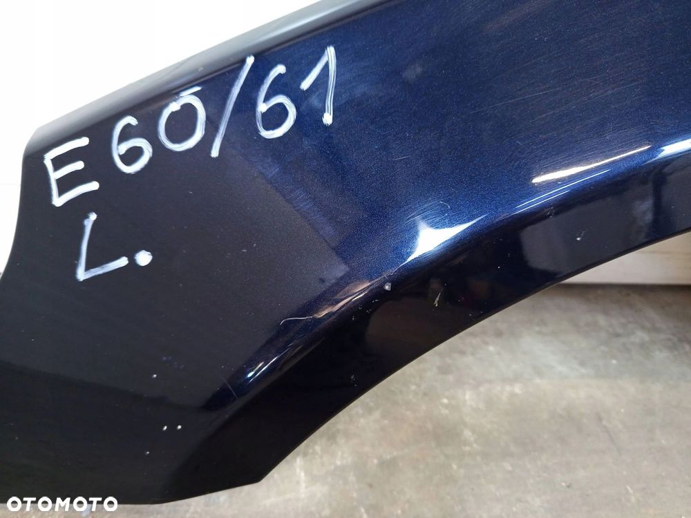 BŁOTNIK LEWY PRZÓD LEWY PRZEDNI BMW 5 E60 E61 CARBON SCHWARZ 416/9 - 5
