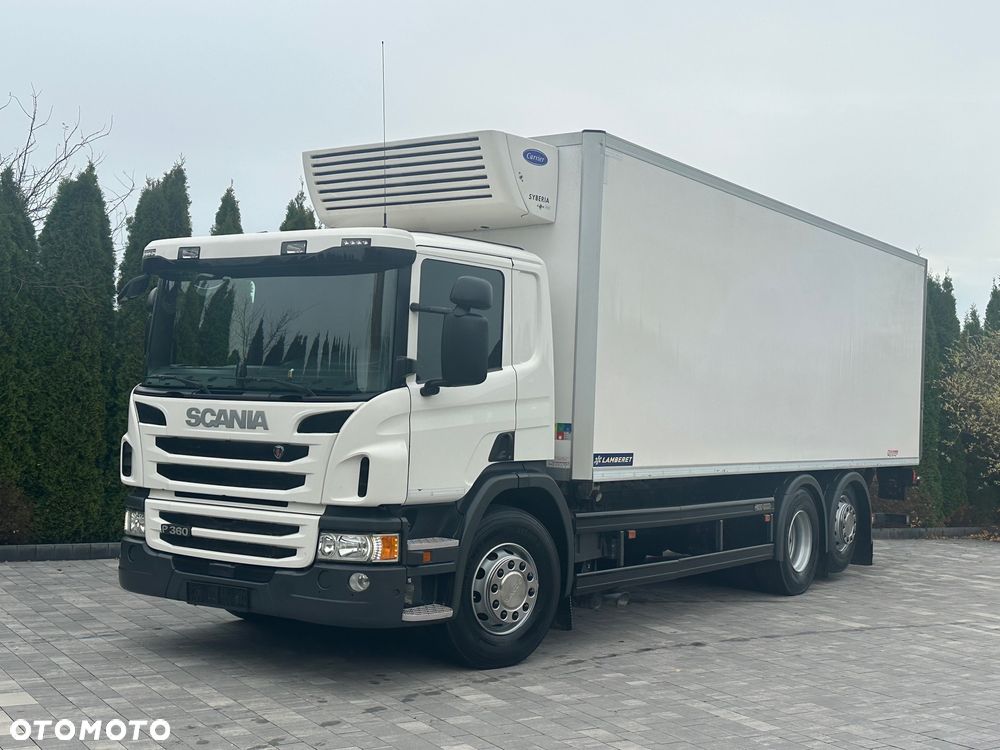 Scania / P360 / 6X2 / CHŁODNIA 7,7 m / Carrier / WINDA / - 6