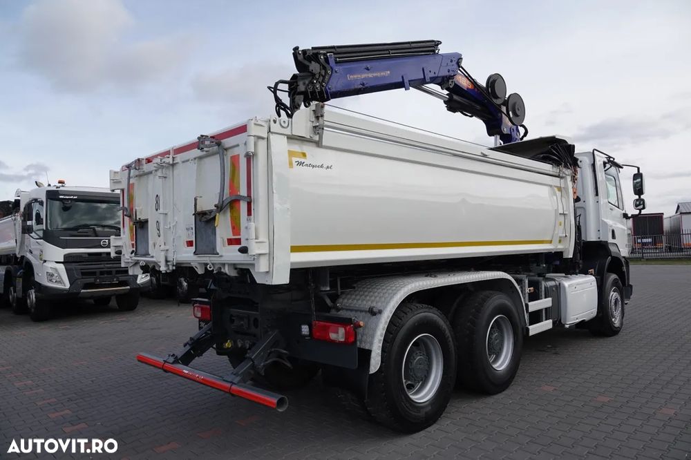 DAF CF 460 / 6x4 / CAMION BASCULANTE / HYDROBOARD / + HDS PM 18.5TP înălțime: 11 M / RADIO CONTROL / ROTATOR / ŁYCHA / EURO 6 / 2018 - 11