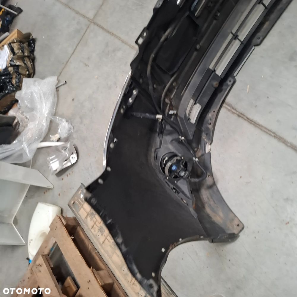 MITSUBISHI OUTLANDER III 3 15- LIFT ZDERZAK PRZÓD KOMPLETNY CHROMY x42 czarny w kolor demontaz - 12