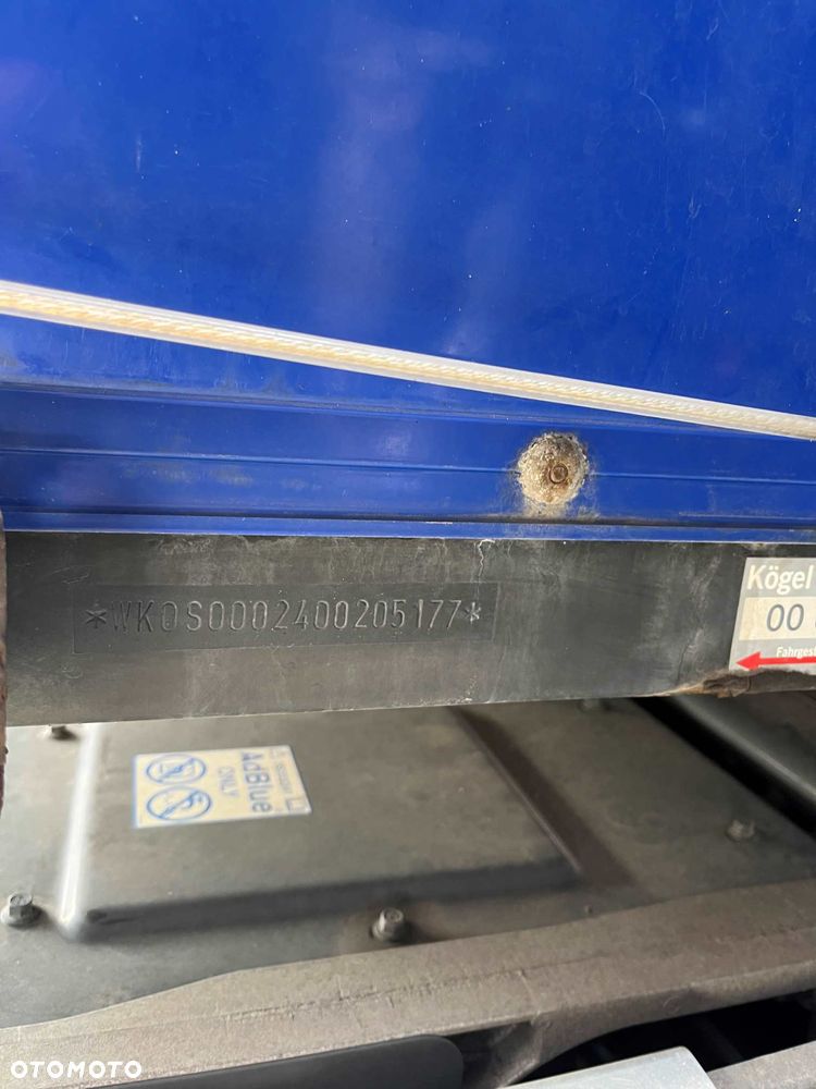 Kögel SN24, SAF,  Standard, skrzynia na palety - 7