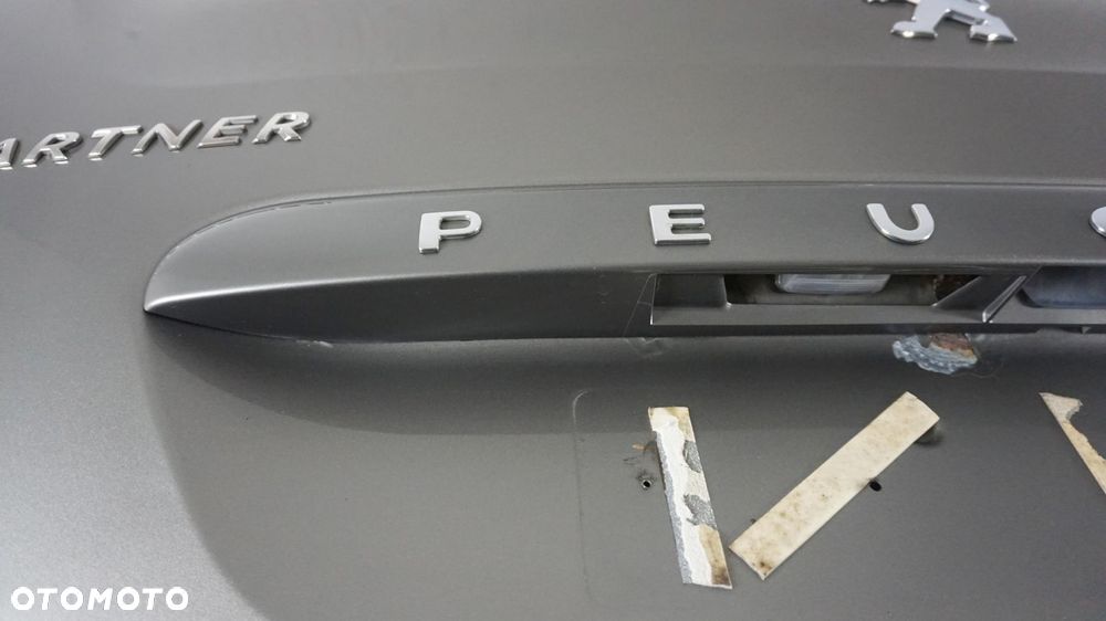 KLAPA TYŁ TYLNA TYLNIA SZYBA PEUGEOT PARTNER 2 II 3 III KTQ 08-15 2008-2015 - 9