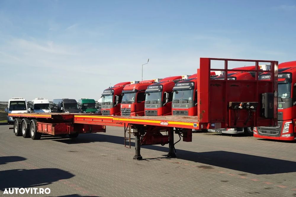 Nooteboom / SEMIREMORCĂ / PLATFORMĂ - 20,1 M / EXTENSIBILĂ / AXe VIRATOARE / - 9