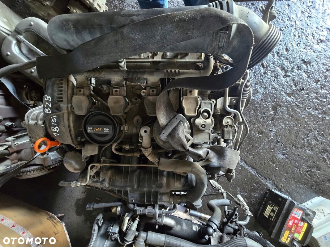 SEAT LEON II AUDI A3 SUPERB 1.8 TSI SILNIK BZB KOMPLETNY Z OSPRZETEM - 1