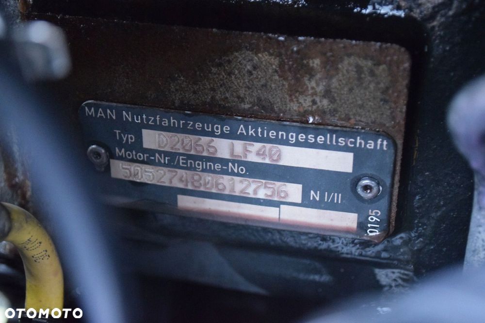 KOMPLETNY SILNIK MAN TGX TGA TGS 400KM D2066 - 4