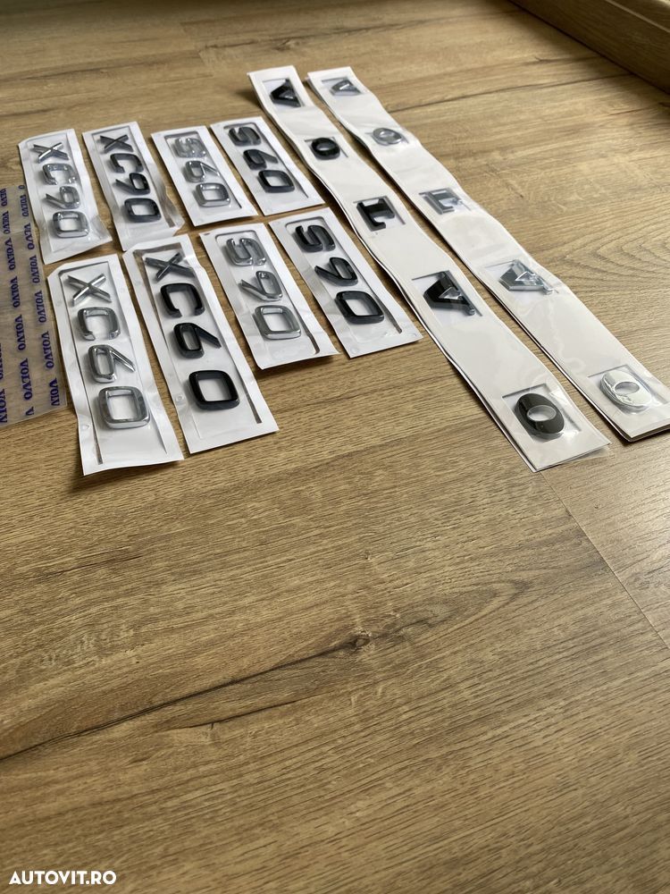 Emblema Embleme Scris Logo Semn Volvo S60 S90 Xc60 Xc90 - 2