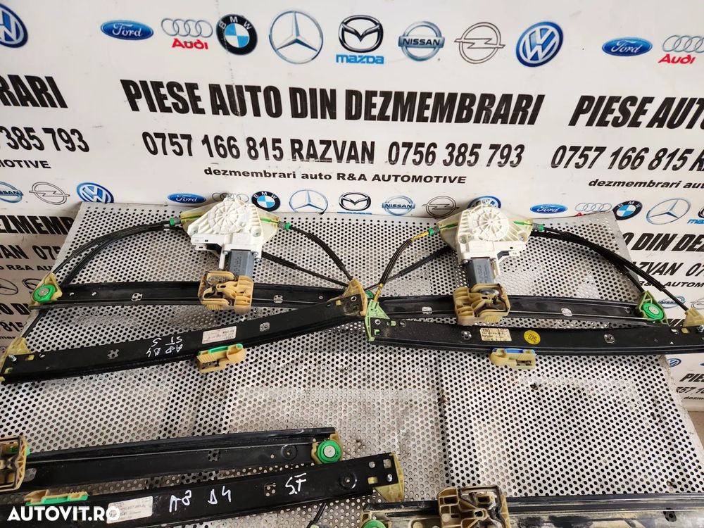Macara Geam Electrica Completa Cu Motoras Fata Spate Audi A8 D4 4H An 2010-2011-2012-2013-2014-2015 - 3