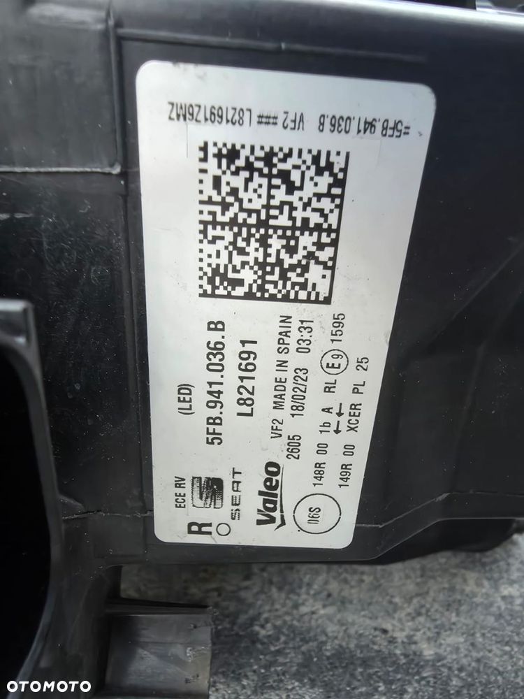seat leon iv 4 lampa prawa przód full led matrix 5fb941036b - 12