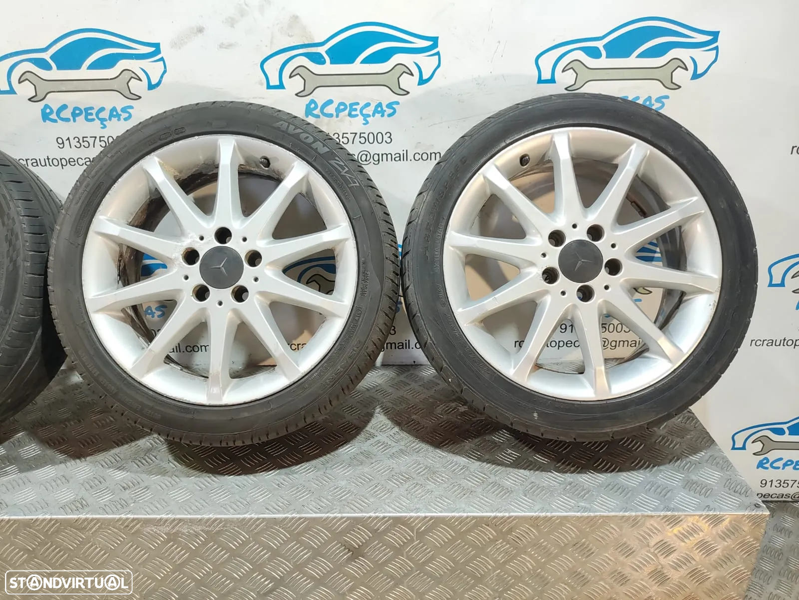 Jantes 17 originais MERCEDES BENZ CLASS A W169 7J ET49 5x112 - 4