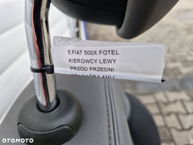 fiat 500x 500 x fotel kierowcy lewy przód przedni półskóra - 8