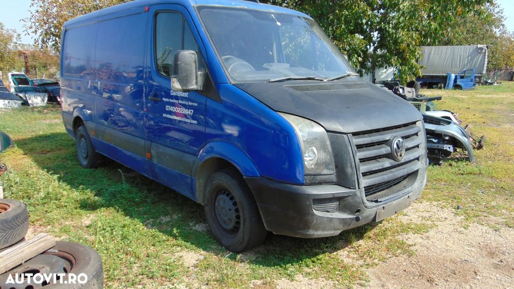 Dezmembrez VW Crafter 2.5 cebb cutie manuala punte spate cardan far stop aripa capota usa geam ogli - 2