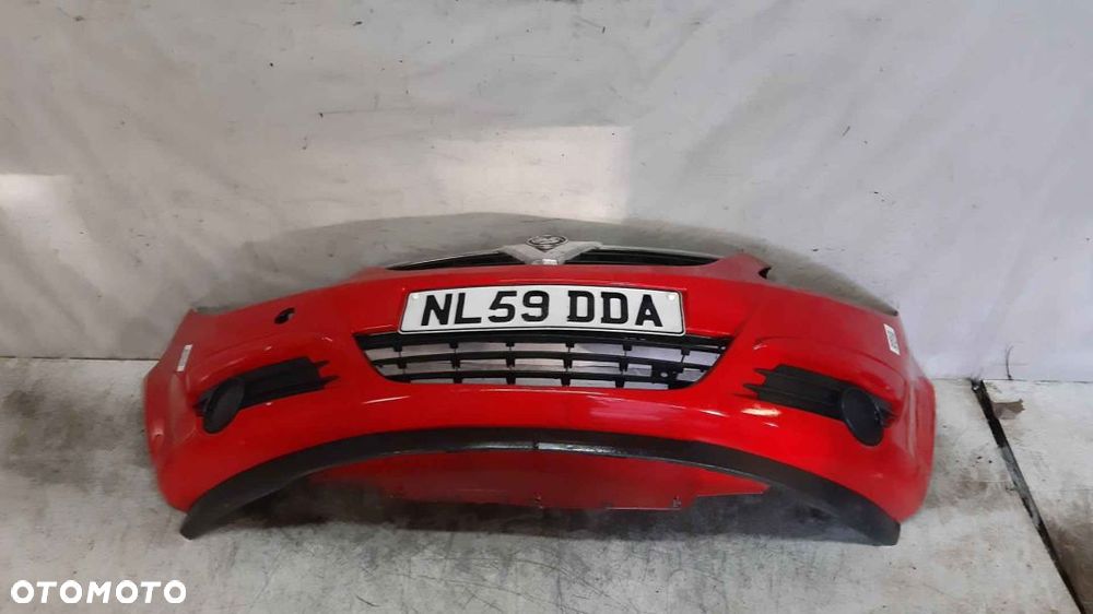 $ ZDERZAK PRZÓD PRZEDNI DO OPEL CORSA D  Y547 CZERWONY - 1