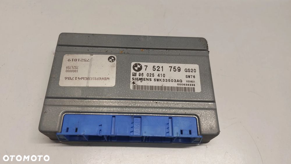 MODUL STEROWNIK SKRZYNI BMW  E46 E38 E39 7521759 SLASK WYSYLKA VAT - 1