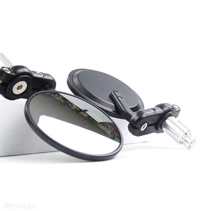 Set Oglinzi Capete capat Ghidon Moto Chooper Cafe Racer Naked A193 - 6