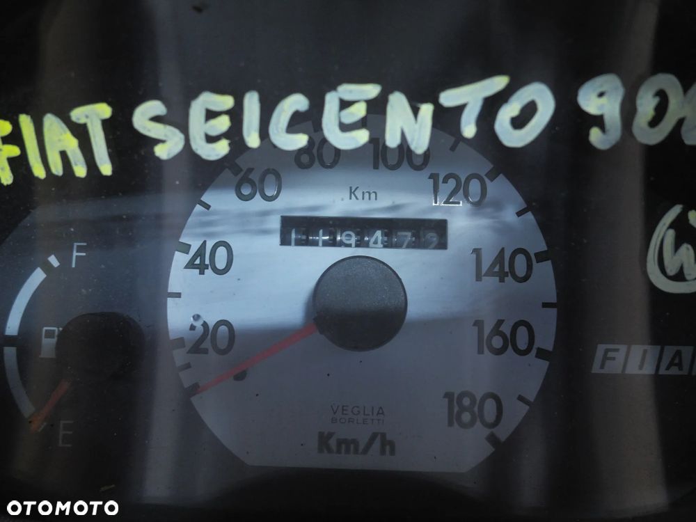FIAT SEICENTO 900 0.9 LICZNIK ZEGARY PRĘDKOŚCIOMIERZ 119TYS - 2