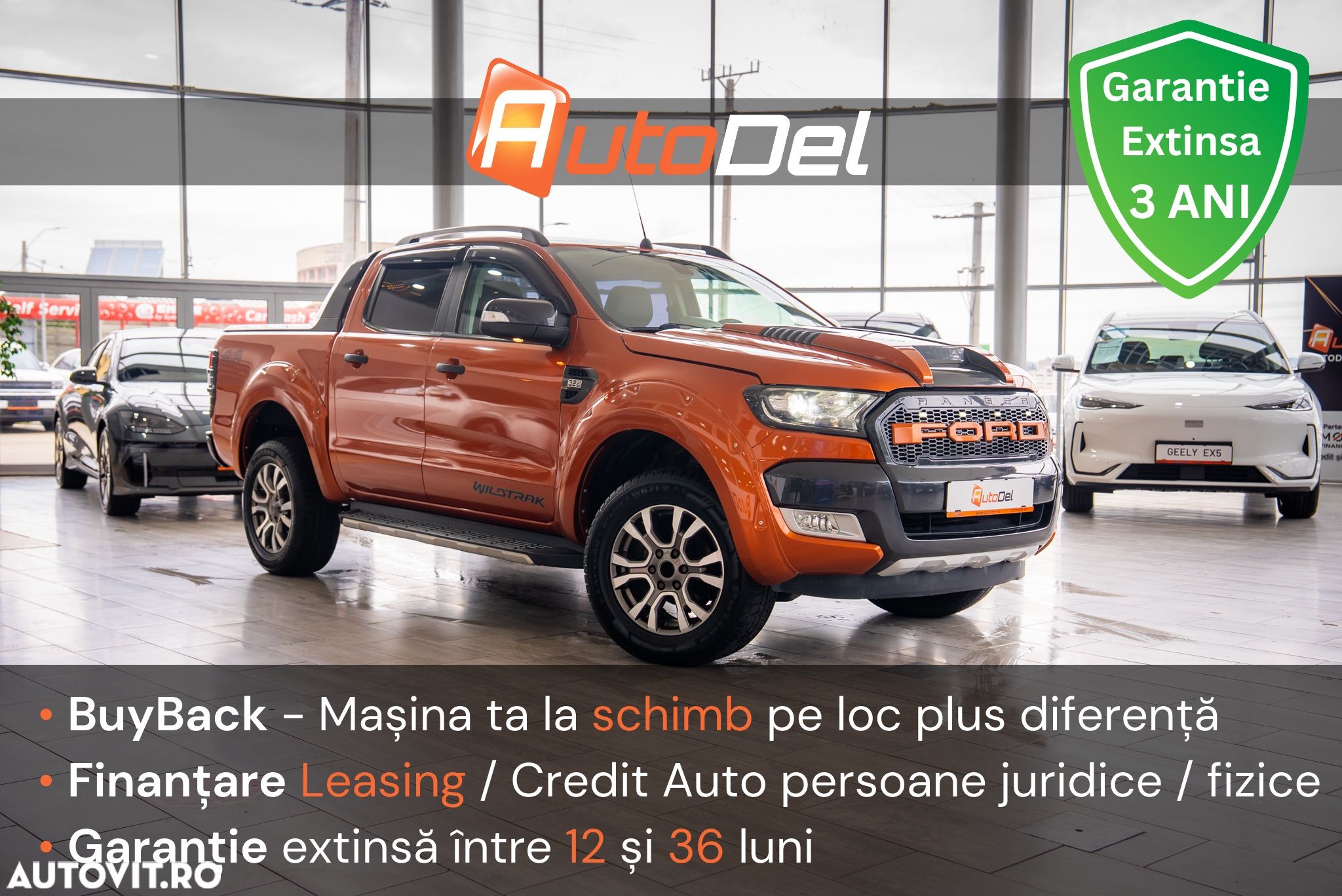 Ford Ranger Pick-Up 3.2 TDCi 4x4 Cabina Dubla LIMITED Aut. - 1
