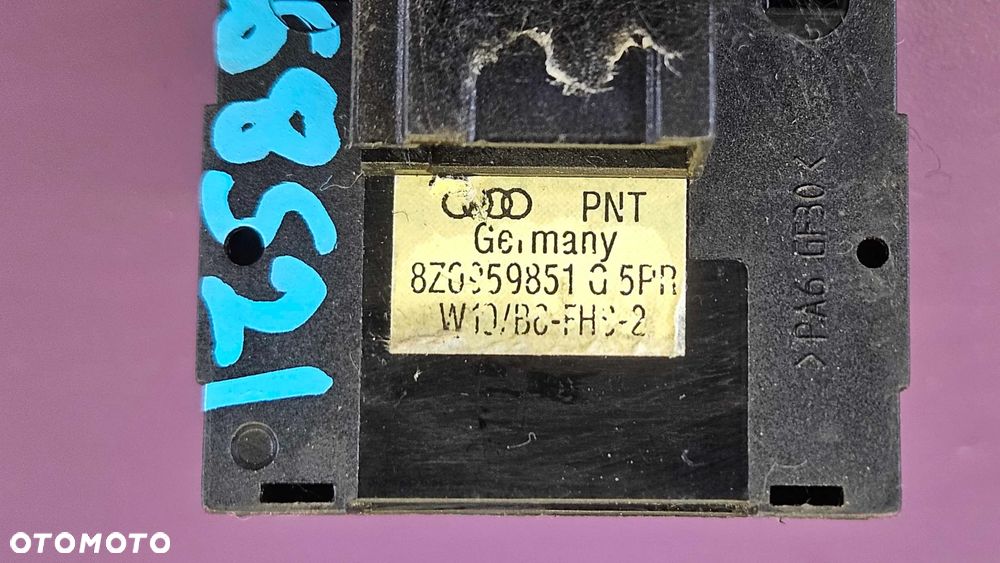 Przełacznik Szyb 8Z0959851 8E0959855 Podwójny x2 Włacznik Otwierania Szyby Panel Sterowania Audi A4 B6 - 16